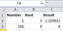 Number Root Result